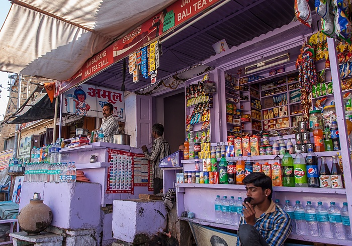 Altstadt / Jaisalmer Fort: Manak Chowk - Verkaufsstand