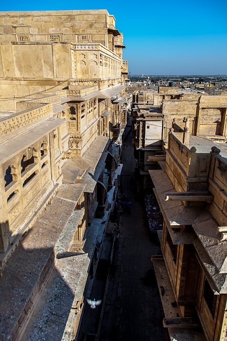 Jaisalmer Blick vom Patwon ki Haveli: Altstadt