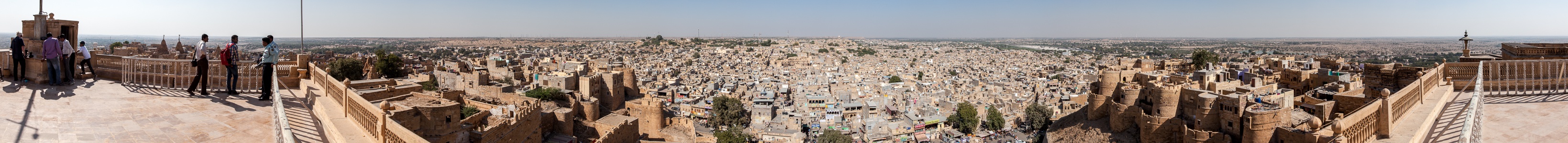 Blick vom Raj Mahal (Maharaja-Palast): Jaisalmer Fort und Altstadt