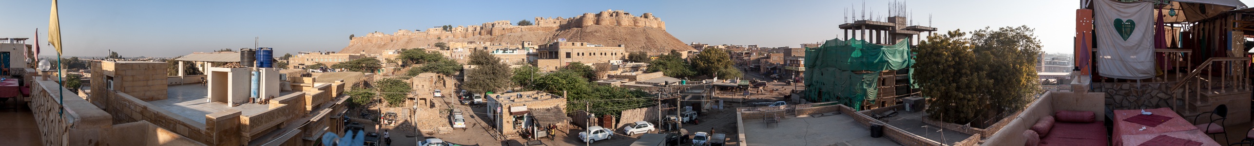 Blick von The Royale Hotel: Jaisalmer Fort und Altstadt Jaisalmer