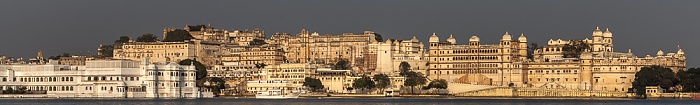 Lake Pichola, Lake Palace (Jag Niwas), City Palace Udaipur