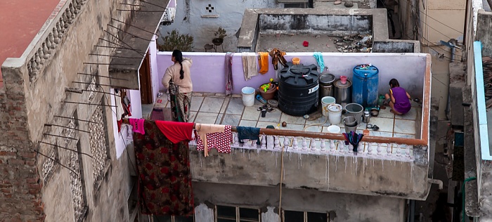 Blick vom Hotel Hill Lake Udaipur