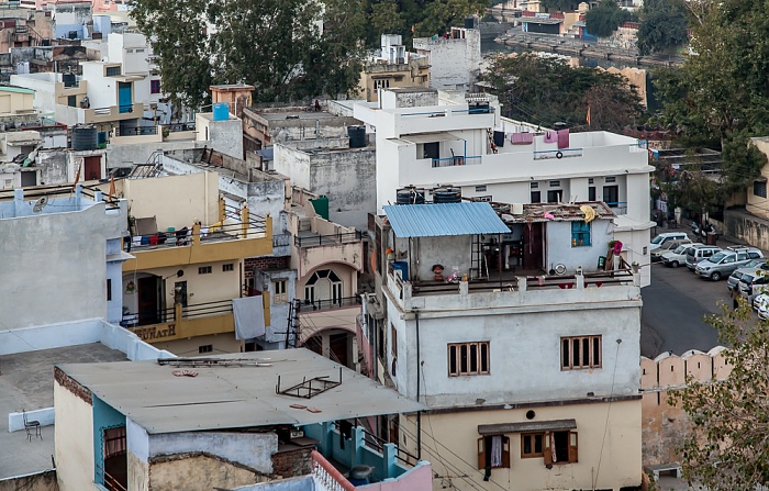 Blick vom Hotel Hill Lake Udaipur