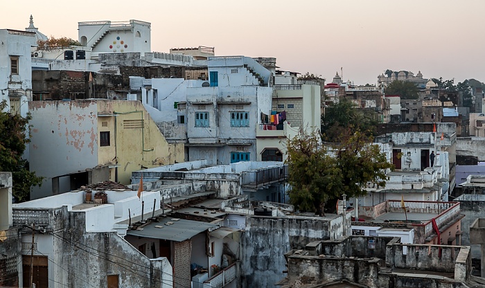 Blick vom Hotel Hill Lake Udaipur