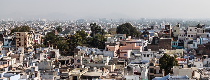 Blick vom City Palace Udaipur