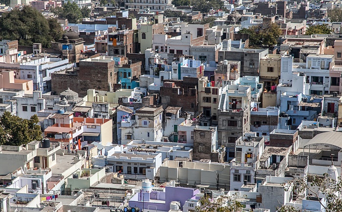 Blick vom City Palace Udaipur