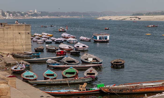 Varanasi Ghats, Ganges Malviya Bridge