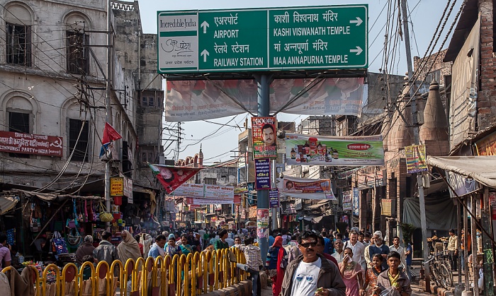 Altstadt: Dashashwamedh Road Varanasi