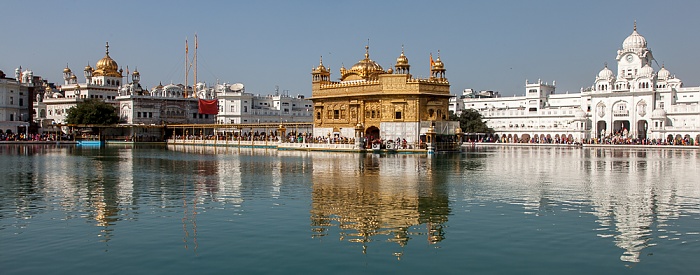 Golden Temple Complex: Amrit Sarovar (Wasserbecken) Amritsar