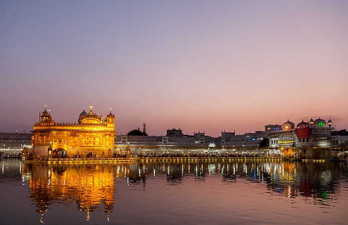 Golden Temple Complex: Amrit Sarovar (Wasserbecken), Harmandir Sahib (Goldener Tempel), Darshani Deorhi Amritsar