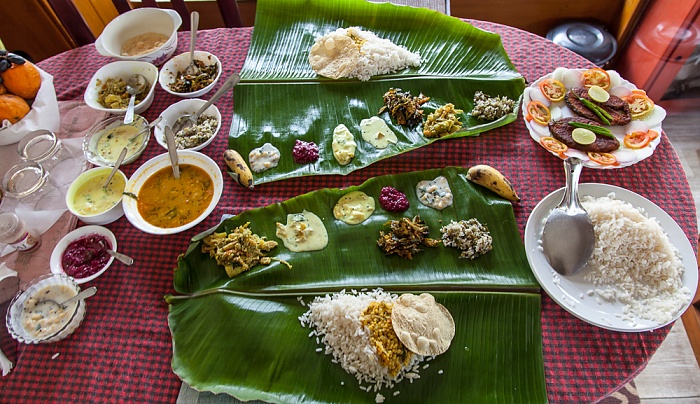 Hausboot Sun Birds: Mittagessen Backwaters