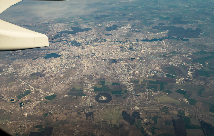 Bukarest 2016-02-22 Flug ETD3 Abu Dhabi (AUH/OMAA) - München Franz Josef Strauß (MUC/EDDM) Luftbild aerial photo