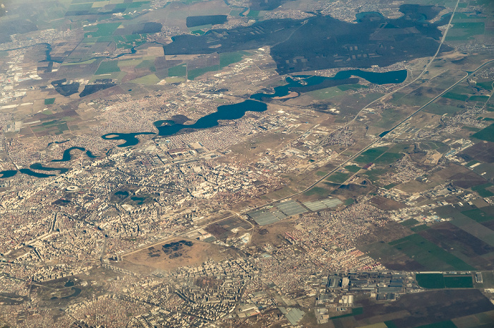 Bukarest 2016-02-22 Flug ETD3 Abu Dhabi (AUH/OMAA) - München Franz Josef Strauß (MUC/EDDM) Luftbild aerial photo