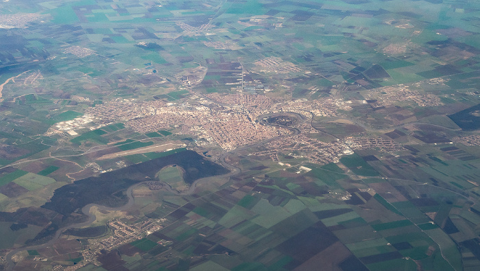 Ungarn 2016-02-22 Flug ETD3 Abu Dhabi (AUH/OMAA) - München Franz Josef Strauß (MUC/EDDM) Luftbild aerial photo