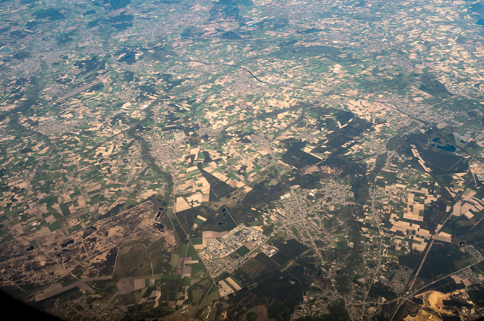 Belgien 2016-05-05 Flug BAW951 München Franz Josef Strauß (MUC/EDDM) - London Heathrow (LHR/EGLL) Luftbild aerial photo