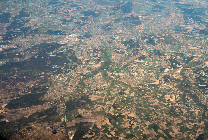 Belgien 2016-05-05 Flug BAW951 München Franz Josef Strauß (MUC/EDDM) - London Heathrow (LHR/EGLL) Luftbild aerial photo