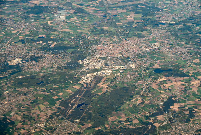 Belgien 2016-05-05 Flug BAW951 München Franz Josef Strauß (MUC/EDDM) - London Heathrow (LHR/EGLL) Luftbild aerial photo