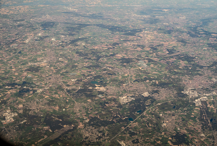 Belgien 2016-05-05 Flug BAW951 München Franz Josef Strauß (MUC/EDDM) - London Heathrow (LHR/EGLL) Luftbild aerial photo