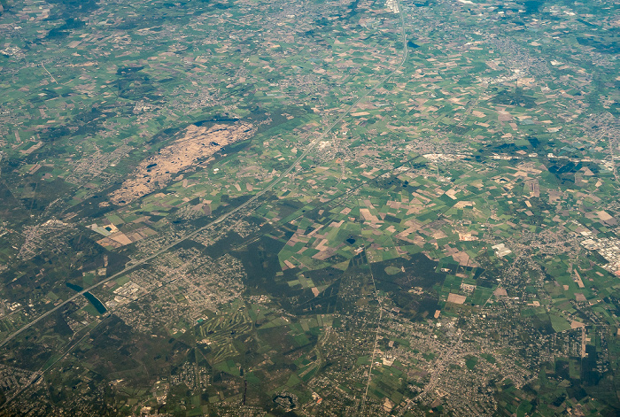 Belgien 2016-05-05 Flug BAW951 München Franz Josef Strauß (MUC/EDDM) - London Heathrow (LHR/EGLL) Luftbild aerial photo