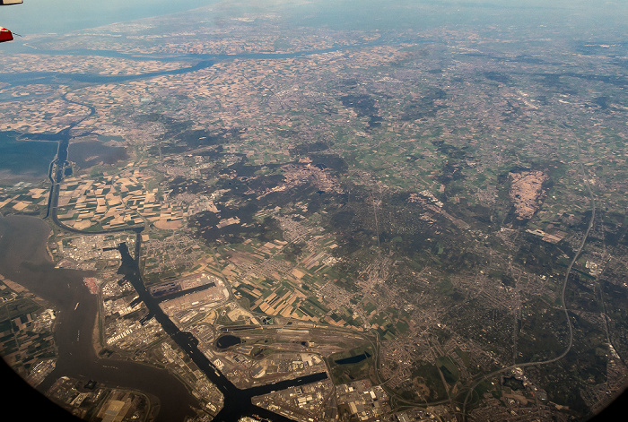 Belgien 2016-05-05 Flug BAW951 München Franz Josef Strauß (MUC/EDDM) - London Heathrow (LHR/EGLL) Luftbild aerial photo