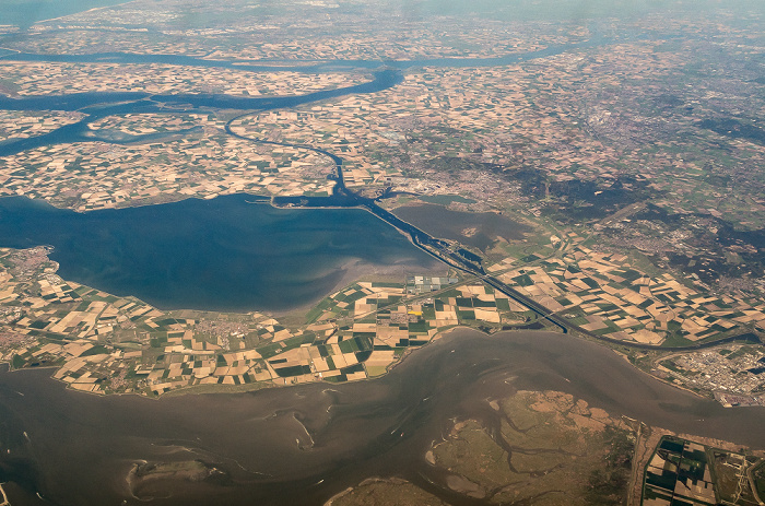 Niederlande 2016-05-05 Flug BAW951 München Franz Josef Strauß (MUC/EDDM) - London Heathrow (LHR/EGLL) Luftbild aerial photo