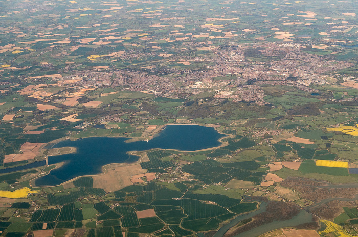 Großbritannien 2016-05-05 Flug BAW951 München Franz Josef Strauß (MUC/EDDM) - London Heathrow (LHR/EGLL) Luftbild aerial photo