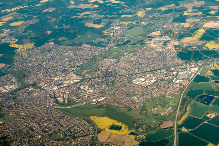 Großbritannien 2016-05-05 Flug BAW951 München Franz Josef Strauß (MUC/EDDM) - London Heathrow (LHR/EGLL) Luftbild aerial photo