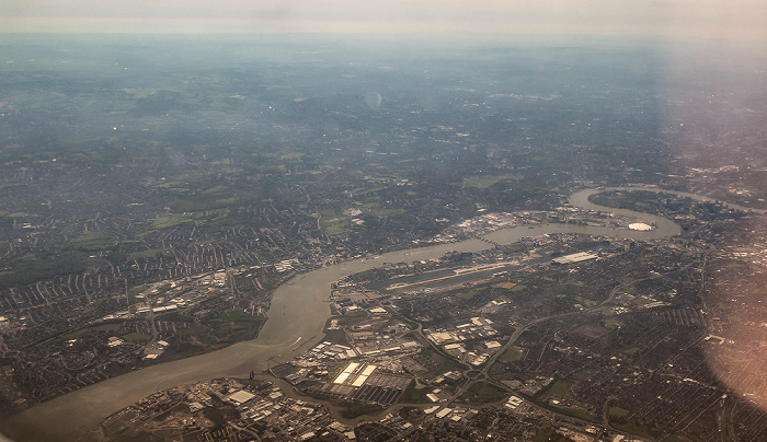 London 2016-05-05 Flug BAW951 München Franz Josef Strauß (MUC/EDDM) - London Heathrow (LHR/EGLL) Luftbild aerial photo