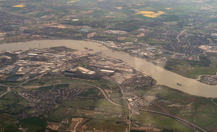 Großbritannien 2016-05-05 Flug BAW951 München Franz Josef Strauß (MUC/EDDM) - London Heathrow (LHR/EGLL) Luftbild aerial photo