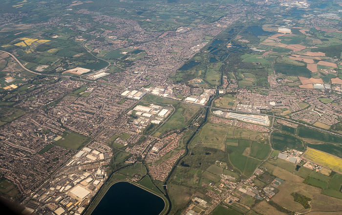 Großbritannien 2016-05-05 Flug BAW951 München Franz Josef Strauß (MUC/EDDM) - London Heathrow (LHR/EGLL) Luftbild aerial photo