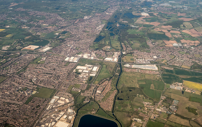 Großbritannien 2016-05-05 Flug BAW951 München Franz Josef Strauß (MUC/EDDM) - London Heathrow (LHR/EGLL) Luftbild aerial photo