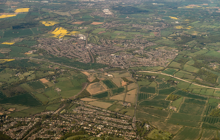 Großbritannien 2016-05-05 Flug BAW951 München Franz Josef Strauß (MUC/EDDM) - London Heathrow (LHR/EGLL) Luftbild aerial photo