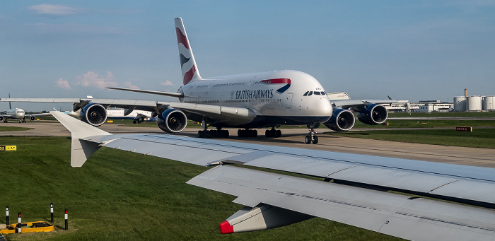 London Heathrow Airport: Airbus A380 (British Airways) London