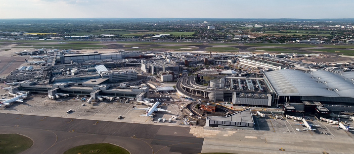 London Heathrow Airport 2016-05-08 Flug BAW956 London Heathrow (LHR/EGLL) - München Franz Josef Strauß (MUC/EDDM) Luftbild aerial photo