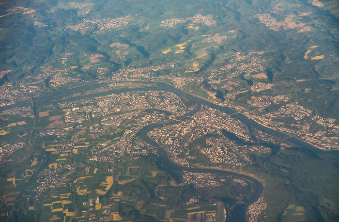 Rheinland-Pfalz 2016-05-08 Flug BAW956 London Heathrow (LHR/EGLL) - München Franz Josef Strauß (MUC/EDDM) Luftbild aerial photo