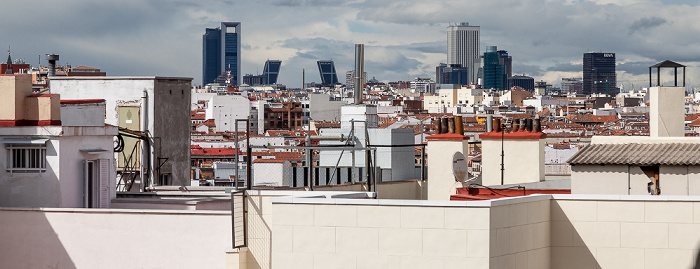 Blick vom Hotel Emperador: Centro Madrid