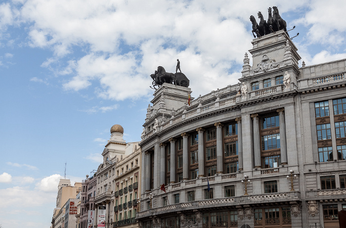 Madrid Calle de Alcalá / Calle de Sevilla: Edificio del Banco de Bilbao