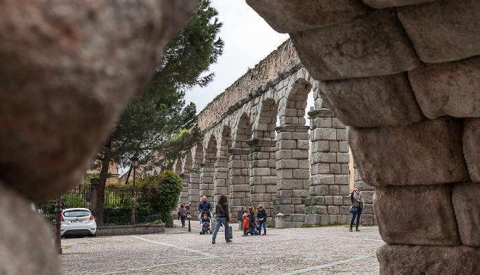 Römisches Aquädukt, Plaza de Díaz Sanz Segovia