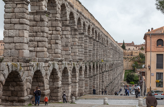 Segovia Römisches Aquädukt, Calle Teodosio el Grande