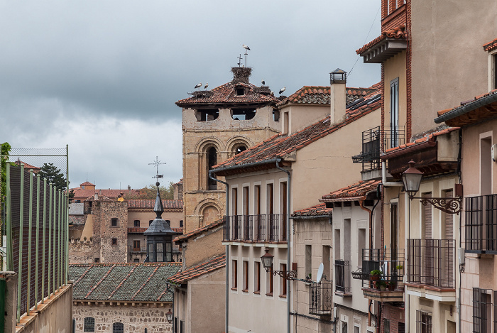 Segovia Calle Santa Iglesia de los Santos Justo y Pastor