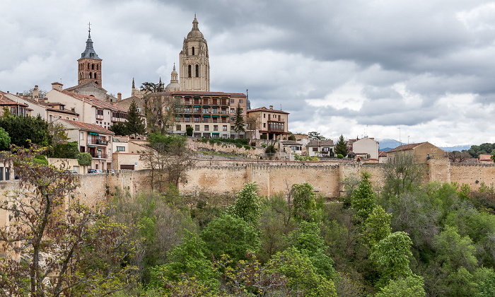 Centro Histórico: Stadtmauer, Iglesia de San Andrés und Catedral de Santa María de Segovia
