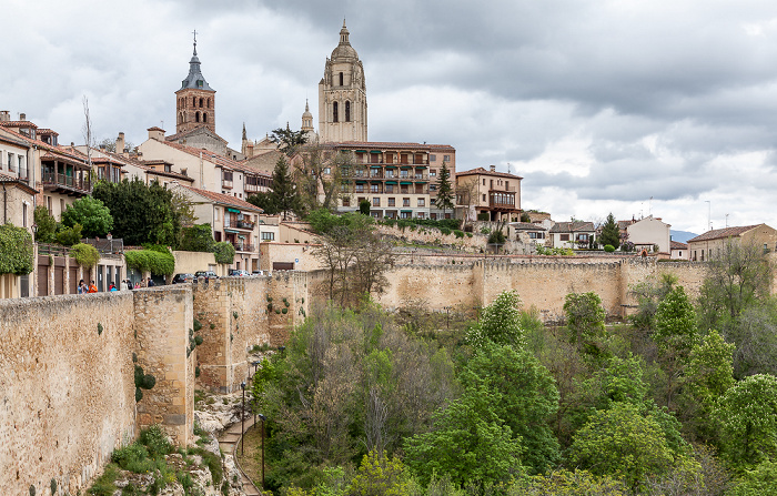 Centro Histórico: Stadtmauer, Iglesia de San Andrés und Catedral de Santa María de Segovia Segovia