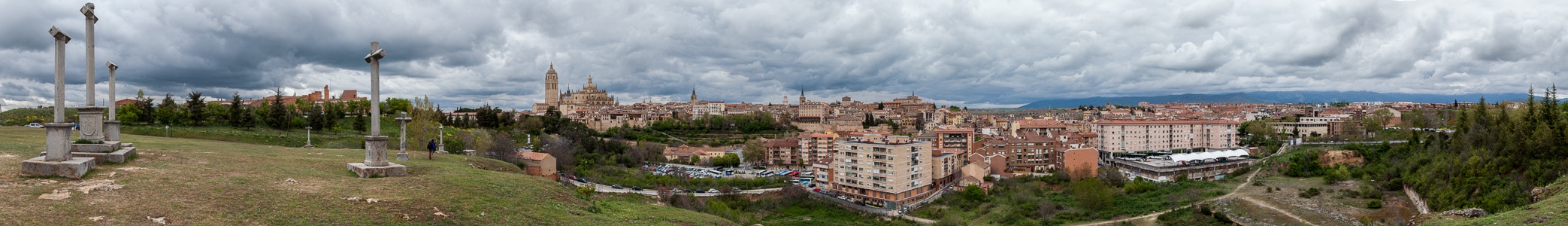 Altos de la Piedad, Centro Histórico mit Catedral de Santa María de Segovia, Römisches Aquädukt Segovia