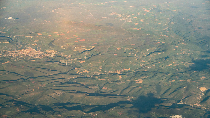 Frankreich 2016-05-16 Flug DLH1805 Madrid-Barajas (MAD/LEMD) - München Franz Josef Strauß (MUC/EDDM) Luftbild aerial photo