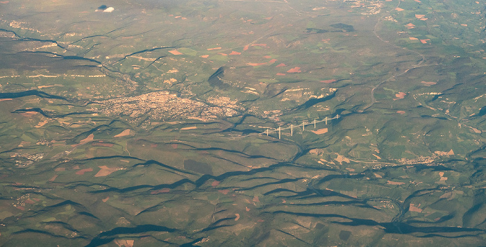 Frankreich 2016-05-16 Flug DLH1805 Madrid-Barajas (MAD/LEMD) - München Franz Josef Strauß (MUC/EDDM) Luftbild aerial photo