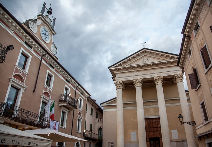 Piazza Giacomo Matteotti: Parrocchia S.S. Nicolò e Severo Bardolino