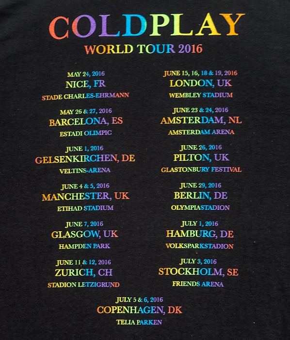 Letzigrund: Coldplay Zürich