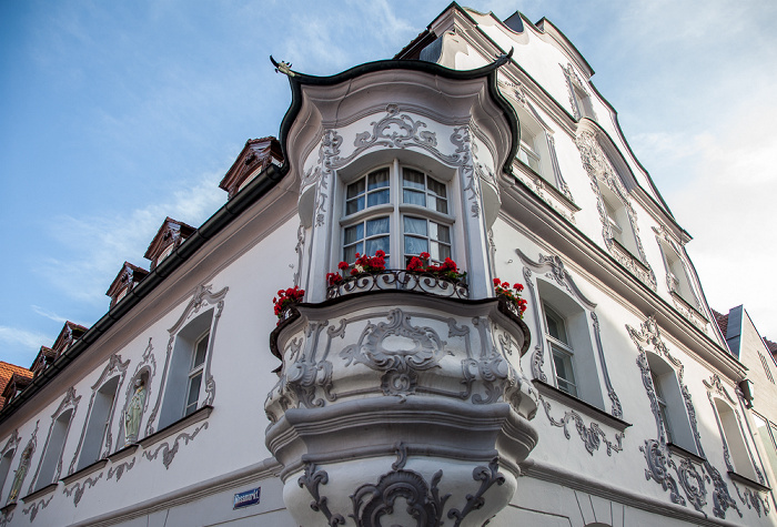 Amberg Altstadt: Roßmarkt / Georgenstraße - Fenzl-Haus