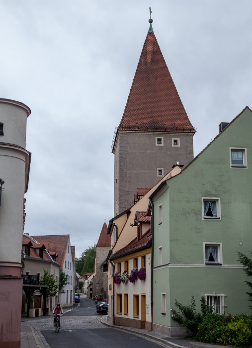 Altstadt: Jesuitenfahrt, Turm des Vilstores Amberg