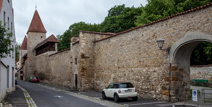 Amberg Altstadt: Jesuitenfahrt - Stadtmauer